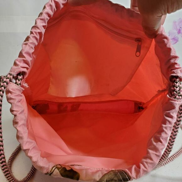 Realtree Camo Cinch Drawstring Canvas Knapsack Gym Bag - Picture 4 of 9